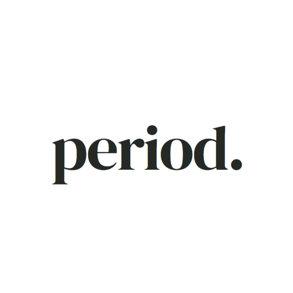 Hier ist das Logo von period.