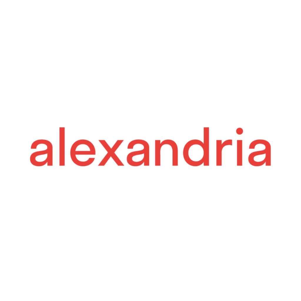 Hier ist das Logo von alexandria.